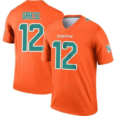 Men's Nike Miami Dolphins Bob Griese Inverted Jersey - Orange Legend