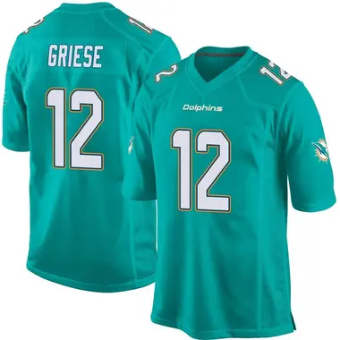 Men's Nike Miami Dolphins Bob Griese Team Color Jersey - Aqua Game