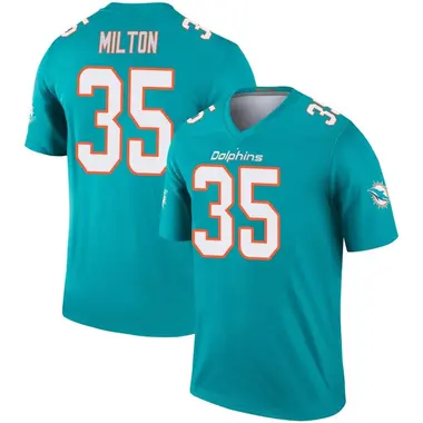 Men's Nike Miami Dolphins Chris Milton Jersey - Aqua Legend