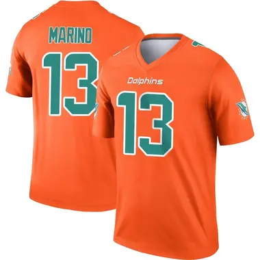 Men's Nike Miami Dolphins Dan Marino Inverted Jersey - Orange Legend