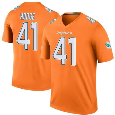 Men's Nike Miami Dolphins Darius Hodge Color Rush Jersey - Orange Legend