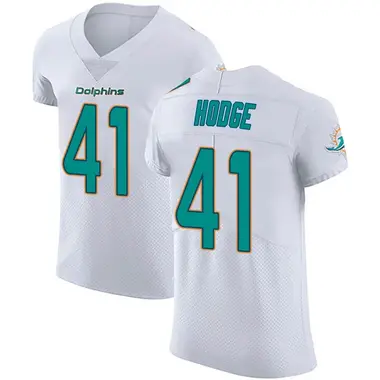 Men's Nike Miami Dolphins Darius Hodge Vapor Untouchable Jersey - White Elite