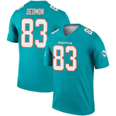 Men's Nike Miami Dolphins DeVonte Dedmon Jersey - Aqua Legend
