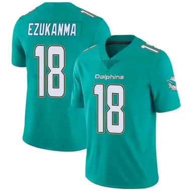 Men's Nike Miami Dolphins Erik Ezukanma Team Color Vapor Untouchable Jersey - Aqua Limited