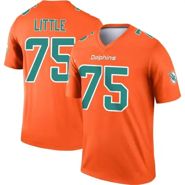 Men's Nike Miami Dolphins Greg Little Inverted Jersey - Orange Legend