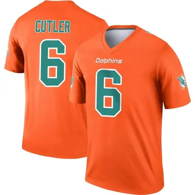 Men's Nike Miami Dolphins Jay Cutler Inverted Jersey - Orange Legend