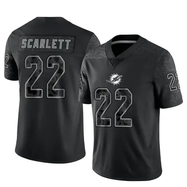 Men's Nike Miami Dolphins Jordan Scarlett Reflective Jersey - Black Limited