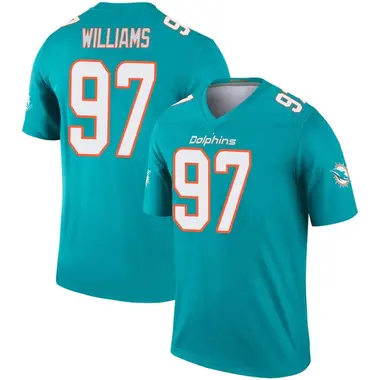 Men's Nike Miami Dolphins Jordan Williams Jersey - Aqua Legend