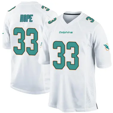 Men's Nike Miami Dolphins Larry Hope Jersey - White Game