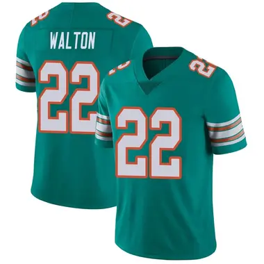 Men's Nike Miami Dolphins Mark Walton Alternate Vapor Untouchable Jersey - Aqua Limited