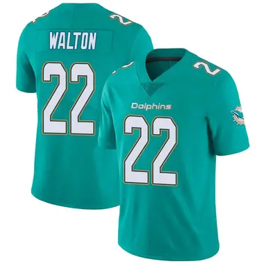 Men's Nike Miami Dolphins Mark Walton Team Color Vapor Untouchable Jersey - Aqua Limited