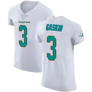 Men's Nike Miami Dolphins Myles Gaskin Vapor Untouchable Jersey - White Elite
