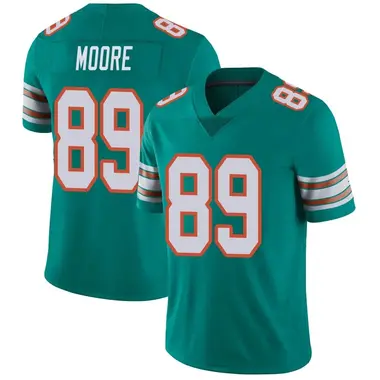 Men's Nike Miami Dolphins Nat Moore Alternate Vapor Untouchable Jersey - Aqua Limited