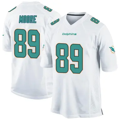 Men's Nike Miami Dolphins Nat Moore Jersey - White Game