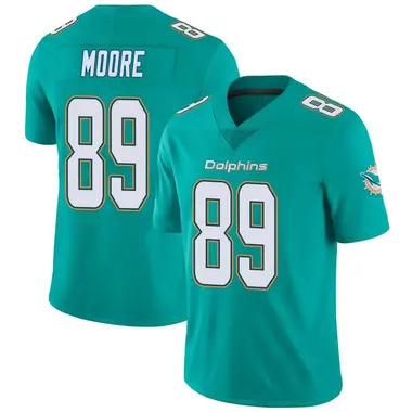 Men's Nike Miami Dolphins Nat Moore Team Color Vapor Untouchable Jersey - Aqua Limited