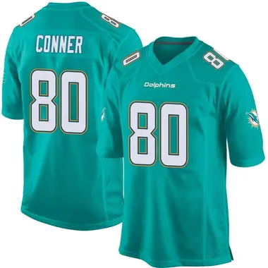 Men's Nike Miami Dolphins Tanner Conner Team Color Jersey - Aqua Game