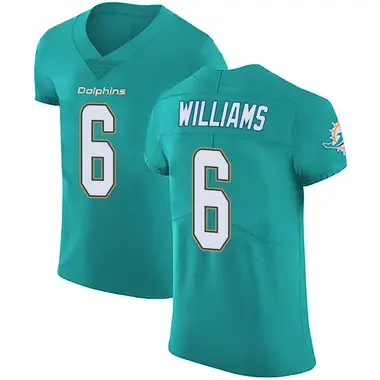 Men's Nike Miami Dolphins Trill Williams Aqua Team Color Vapor Untouchable Jersey - Green Elite