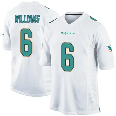 Men's Nike Miami Dolphins Trill Williams Jersey - White Game