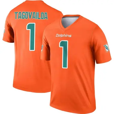 Men's Nike Miami Dolphins Tua Tagovailoa Inverted Jersey - Orange Legend