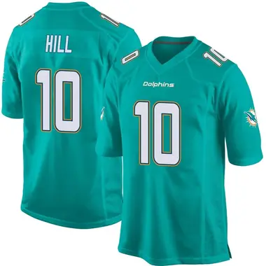 Men's Nike Miami Dolphins Tyreek Hill Team Color Jersey - Aqua Game