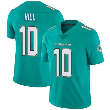 Men's Nike Miami Dolphins Tyreek Hill Team Color Vapor Untouchable Jersey - Aqua Limited