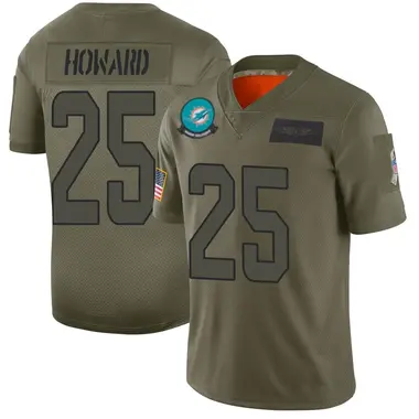 Men's Nike Miami Dolphins Xavien Howard 2019 Salute to Service Jersey - Camo Limited