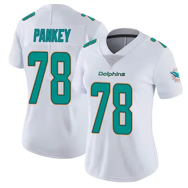 Women's Nike Miami Dolphins Adam Pankey limited Vapor Untouchable Jersey - White