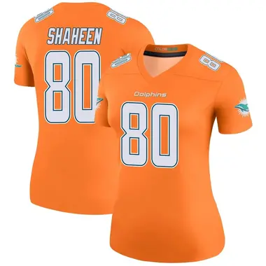 Women's Nike Miami Dolphins Adam Shaheen Color Rush Jersey - Orange Legend