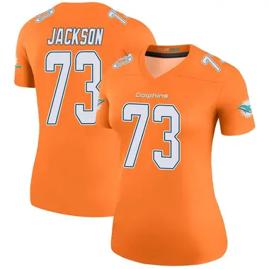 Women's Nike Miami Dolphins Austin Jackson Color Rush Jersey - Orange Legend