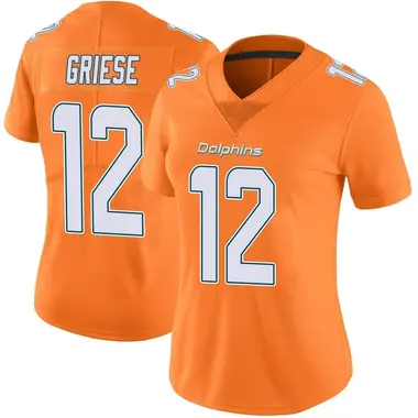 Women's Nike Miami Dolphins Bob Griese Color Rush Jersey - Orange Limited