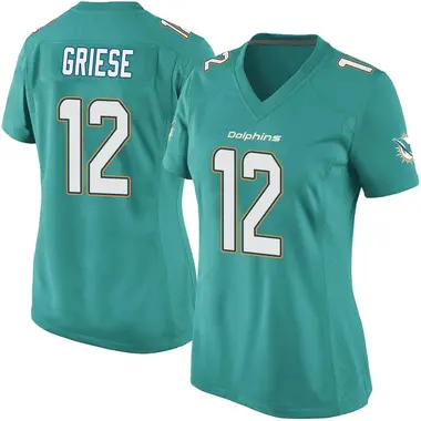 Women's Nike Miami Dolphins Bob Griese Team Color Jersey - Aqua Game