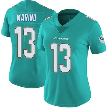 Women's Nike Miami Dolphins Dan Marino Team Color Vapor Untouchable Jersey - Aqua Limited