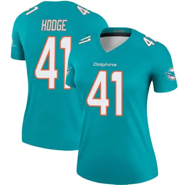 Women's Nike Miami Dolphins Darius Hodge Jersey - Aqua Legend
