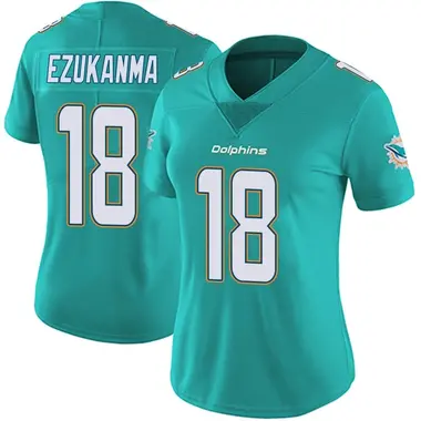 Women's Nike Miami Dolphins Erik Ezukanma Team Color Vapor Untouchable Jersey - Aqua Limited