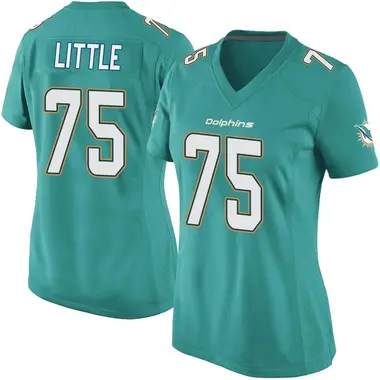 Women's Nike Miami Dolphins Greg Little Team Color Jersey - Aqua Game