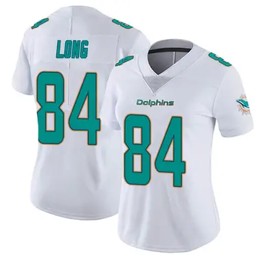 Women's Nike Miami Dolphins Hunter Long limited Vapor Untouchable Jersey - White