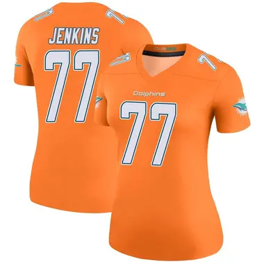 Women's Nike Miami Dolphins John Jenkins Color Rush Jersey - Orange Legend
