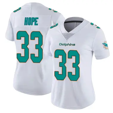 Women's Nike Miami Dolphins Larry Hope limited Vapor Untouchable Jersey - White