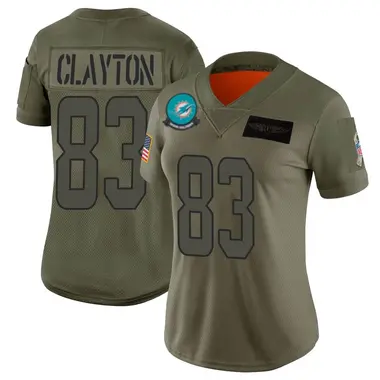 Women's Nike Miami Dolphins Mark Clayton 2019 Salute to Service Jersey - Camo Limited
