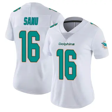 Women's Nike Miami Dolphins Mohamed Sanu limited Vapor Untouchable Jersey - White