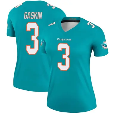 Women's Nike Miami Dolphins Myles Gaskin Jersey - Aqua Legend