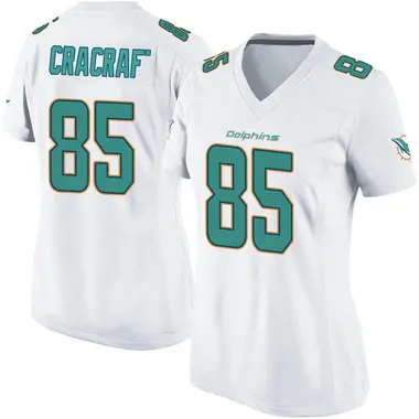Women's Nike Miami Dolphins River Cracraft Jersey - White Game