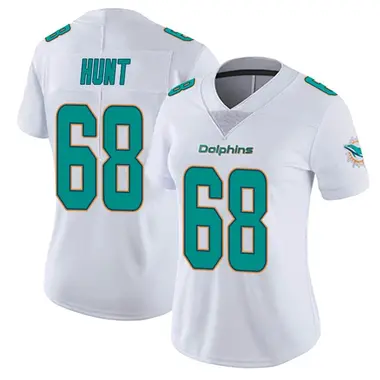 Women's Nike Miami Dolphins Robert Hunt limited Vapor Untouchable Jersey - White