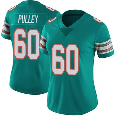 Women's Nike Miami Dolphins Spencer Pulley Alternate Vapor Untouchable Jersey - Aqua Limited