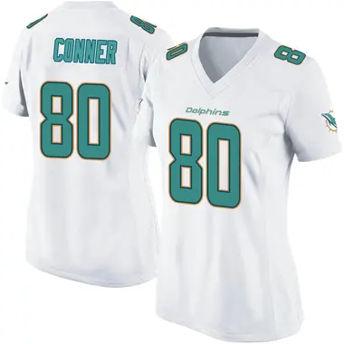 Women's Nike Miami Dolphins Tanner Conner Jersey - White Game