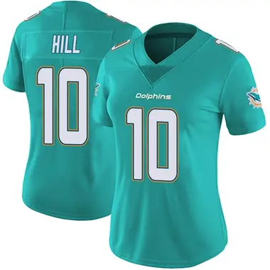 Women's Nike Miami Dolphins Tyreek Hill Team Color Vapor Untouchable Jersey - Aqua Limited