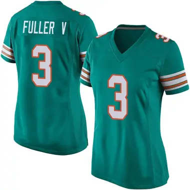 Women's Nike Miami Dolphins William Fuller V Alternate Jersey - Aqua Game