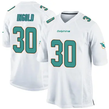 Youth Nike Miami Dolphins Alec Ingold Jersey - White Game