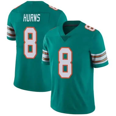 Youth Nike Miami Dolphins Allen Hurns Alternate Vapor Untouchable Jersey - Aqua Limited