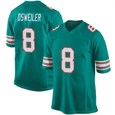 Youth Nike Miami Dolphins Brock Osweiler Alternate Jersey - Aqua Game